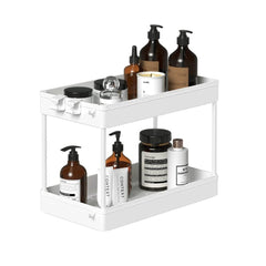 STORFEX 2-Tier Under Sink Storage Organizer Bathroom Standing Rack_0