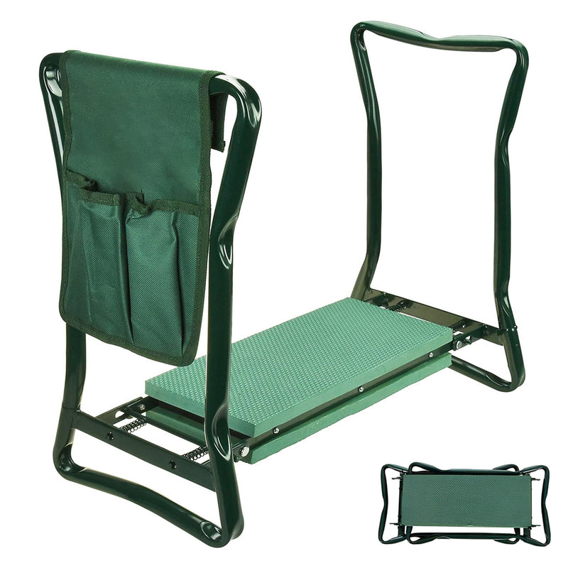 GREENHAVEN Garden Kneeler Seat and Foldable Stool with Tool Bag_0