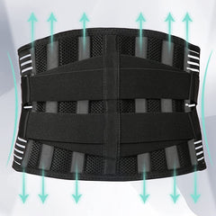 Breathable and Stretchable Pain Relief Lower Back Posture Support Braces_8