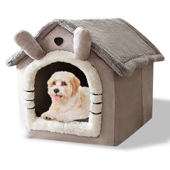 Removable and Washable Foldable Pet Sleeping Bed_1