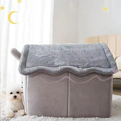 Removable and Washable Foldable Pet Sleeping Bed_4