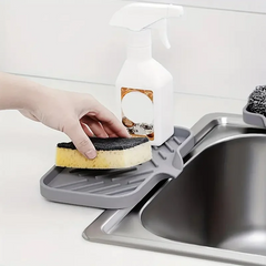 Kitchen Sink Silicone Tray with Drainage System_1