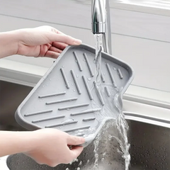 Kitchen Sink Silicone Tray with Drainage System_2