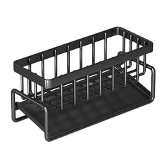 Multi-Functional Stainless Steel Sink Organizer with Drain Rack_5