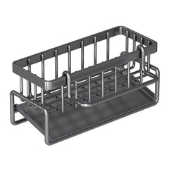 Multi-Functional Stainless Steel Sink Organizer with Drain Rack_7