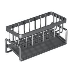 Multi-Functional Stainless Steel Sink Organizer with Drain Rack_4