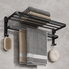 Wall Mount Foldable AluminumTowel Rack_0