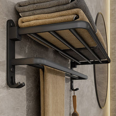 Wall Mount Foldable AluminumTowel Rack_1