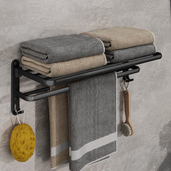 Wall Mount Foldable AluminumTowel Rack_7