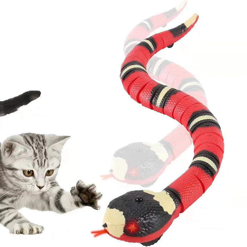 Smart Sensing Cat Toys Interactive Automatic Electronic Snake_0