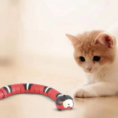 Smart Sensing Cat Toys Interactive Automatic Electronic Snake_2