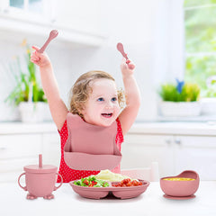 6-Piece Silicone Children's Meal Training Set Cutlery_6