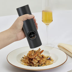 Coarseness Adjustable Refillable Electric Salt And Pepper Grinder_5