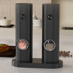 Coarseness Adjustable Refillable Electric Salt And Pepper Grinder_6