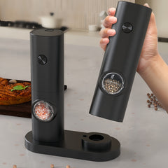 Coarseness Adjustable Refillable Electric Salt And Pepper Grinder_7