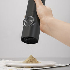 Coarseness Adjustable Refillable Electric Salt And Pepper Grinder_8