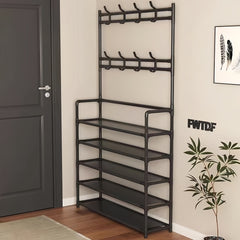 Multi-Layer Shoe Rack Clothes Hat Hangers Organizer Shelf_2