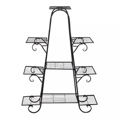 9 Tier Metal Plant Shelf Stand Multilayer Potted Display Rack Patio_7