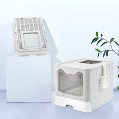 Tidy Cat Litter Box Enclosure with Portable Scoop Drawer_6