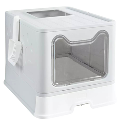 Tidy Cat Litter Box Enclosure with Portable Scoop Drawer_7