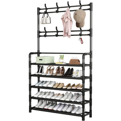 Multi-Layer Shoe Rack Clothes Hat Hangers Organizer Shelf_9