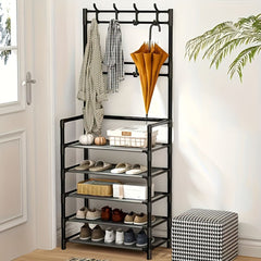 Multi-Layer Shoe Rack Clothes Hat Hangers Organizer Shelf_5