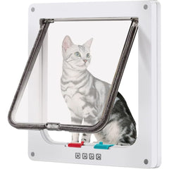 4 Way Lockable Pet Door for Cats and Dogs_4