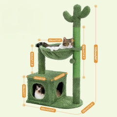 H100CM Cactus Cat Tree Condo with Ball_5