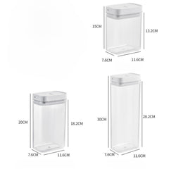 Pasta Storage Box Transparent Plastic Grain Seal Tank_7