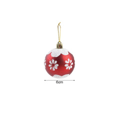 6pcs Transparent Snow Christmas Balls Pendants for Christmas Tree Decoration_14