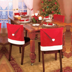 Christmas Chair Cover Christmas Decoration for Home Table Dinner Chair Back_1