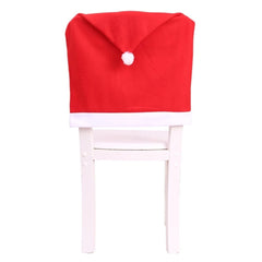 Christmas Chair Cover Christmas Decoration for Home Table Dinner Chair Back_6