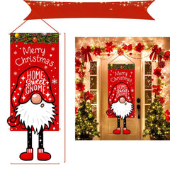 Christmas Hanging Flag Porch Door Banner_10