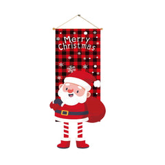 Christmas Hanging Flag Porch Door Banner_13