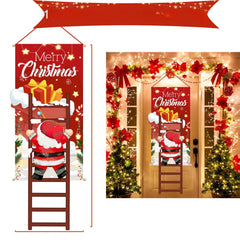 Christmas Hanging Flag Porch Door Banner_6