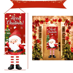 Christmas Hanging Flag Porch Door Banner_8