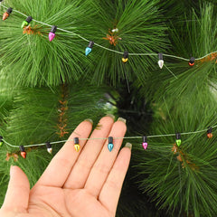 5M Colorful Bulbs String Garland Christmas Home Decorations Not LED_1