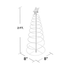 Festive Solar Christmas Tree Lights for Outdoor Garden Scene_7