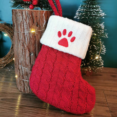 Christmas Stocking New Knitting Christmas Tree Pendant Decorations_1