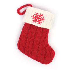 Christmas Stocking New Knitting Christmas Tree Pendant Decorations_3