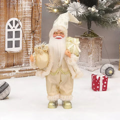 Christmas Home Decor Santa Claus Doll with Gift Bags_5