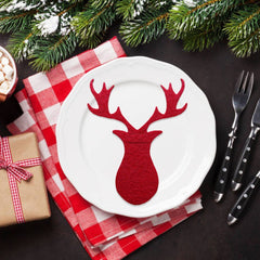 Christmas Cutlery Holder Knife and Fork Pocket Bag Cutlery Cover Star Tree Elk Table Decoration_1