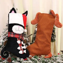 Christmas Ornaments Socks Dog Cat Pendants Christmas Tree Decorations_2