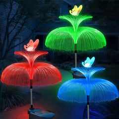 Solar Jellyfish and Butterfly Lights Waterproof Outdoor Lawn Decor_2