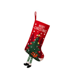 Christmas Stocking Large Stockings Santa Snowman Candy Gift Socks Tree Ornament Decorations_10