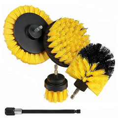 Electric Drill Brush Set Power Scrubber Brush For Carpet Bathroom Surface_6