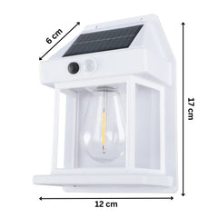 Outdoor Solar Wall Lamp Waterproof Tungsten Filament Lamp Induction Lamp_8