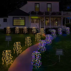 Solar LED String Light Outdoor Solar Artificial Tree Lights Waterproof_0