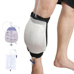 Breathable Catheter Leg Bag Holder Urinary Leg Band Fix Strap Urine Drainage Bags_2