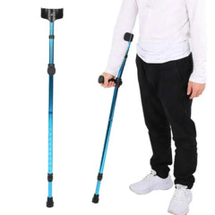 Adjustable Telescopic Underarm Cane Crutch Crutches Aluminum Alloy_0